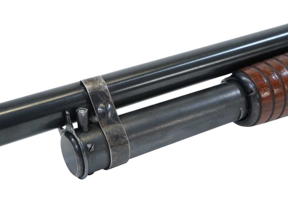 1946 Winchester Model 12 Riot 12GA 20" Pump Shotgun Takedown Blued Walnut-img-3