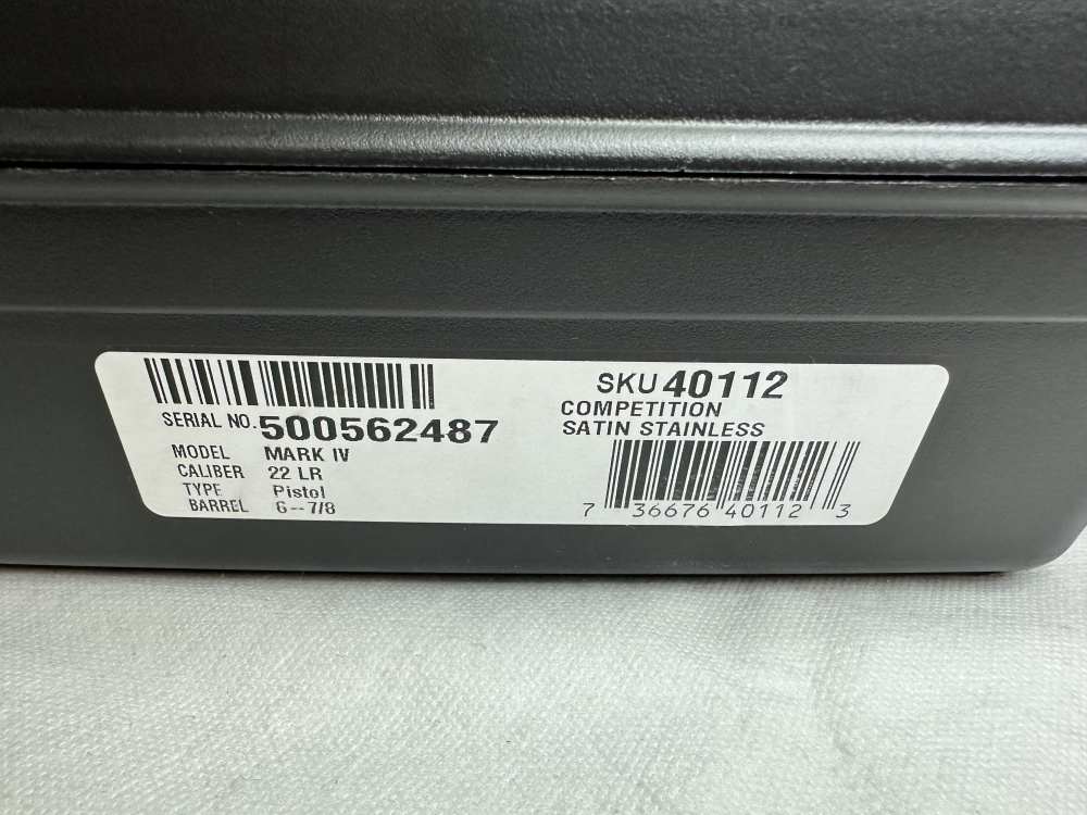Ruger Mark IV Competition, MK IV, Org. Case, Like New-img-21
