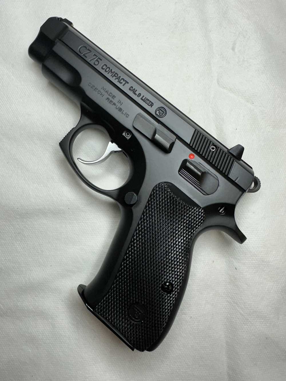 CZ 75 Compact, Black Polycoat Steel, Two Mags, Org. Hard Case-img-1