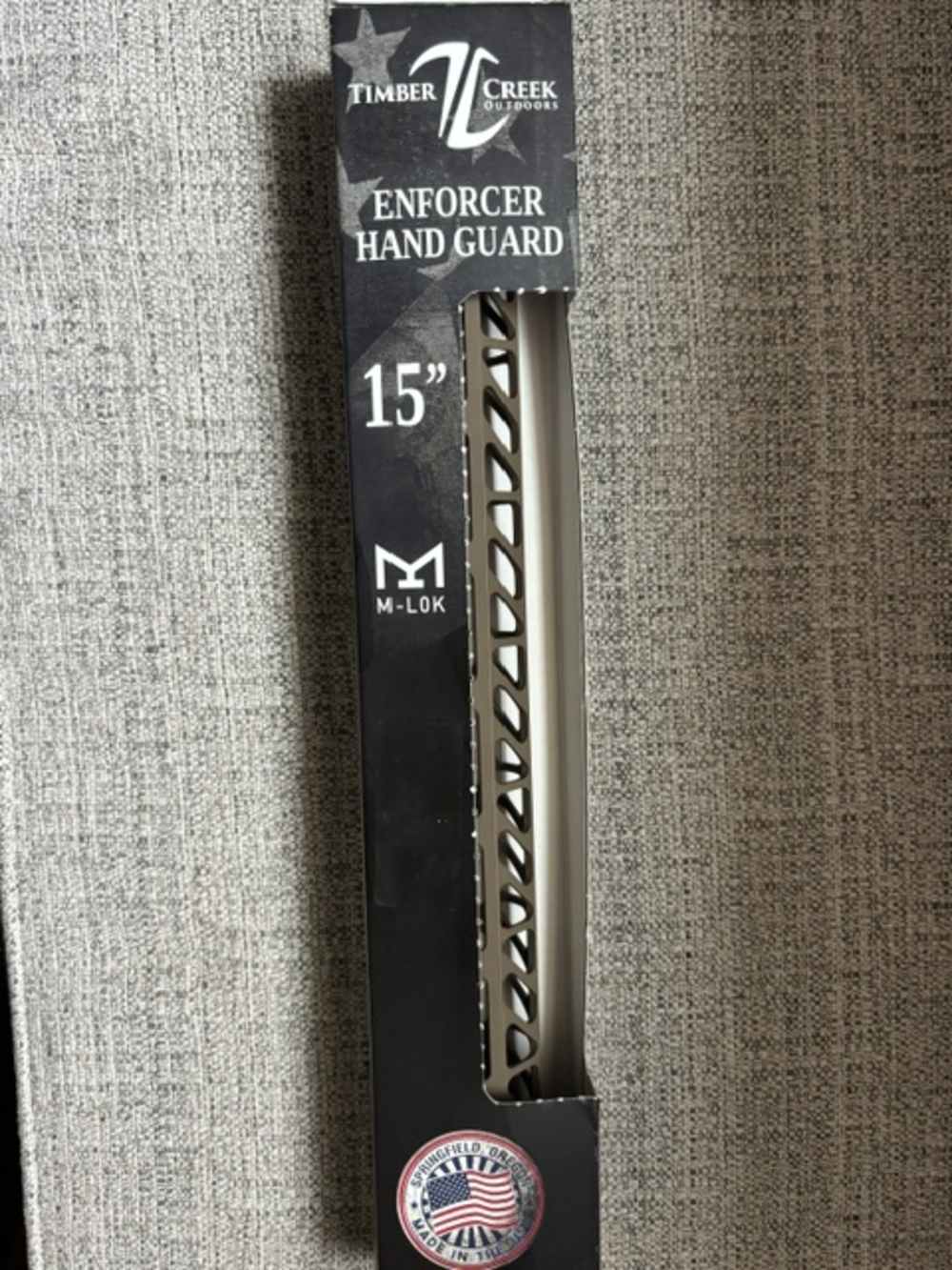 Timber Creek Enforcer Aluminum 15" M-LOK AR15 Handguard, FDE, ME15HGFDE-img-0