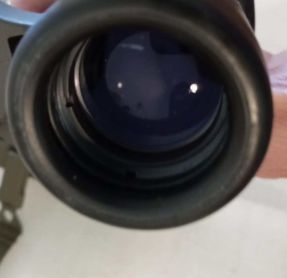 HK33E German Military- Hensoldt/Wetzlar 4X24 Scope w/ illuminator HK93 -img-14