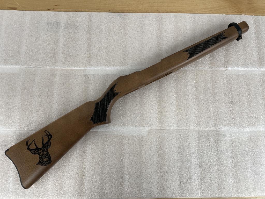 Altamont Wood Grips - Ruger 10-22 Sporter Birch Deer -img-1
