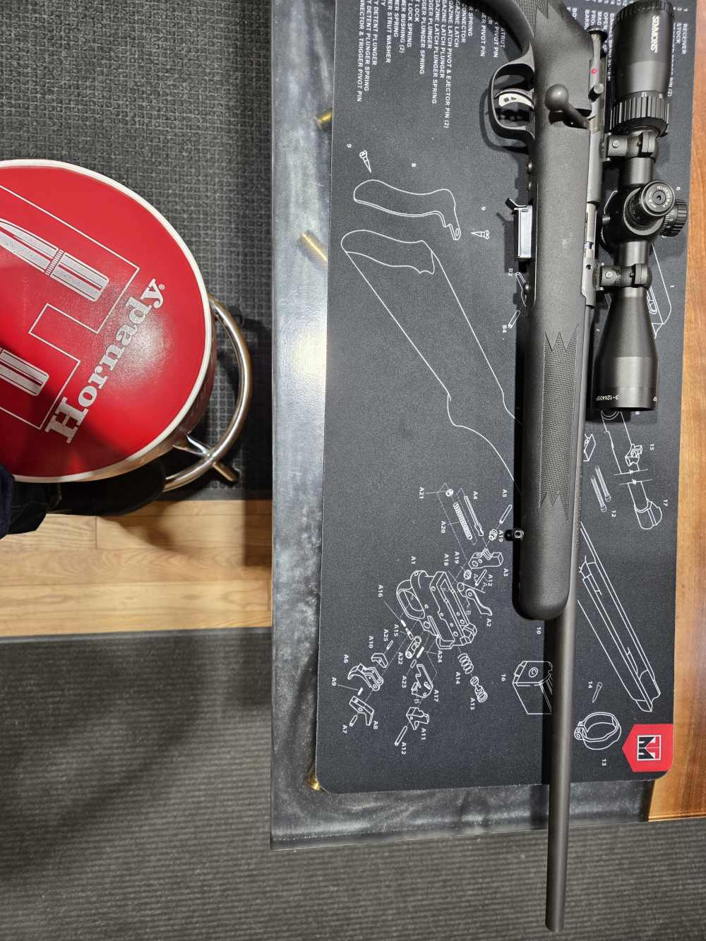USED SAVAGE 93R17 HMR (SCOPE INCLUDED)-img-1