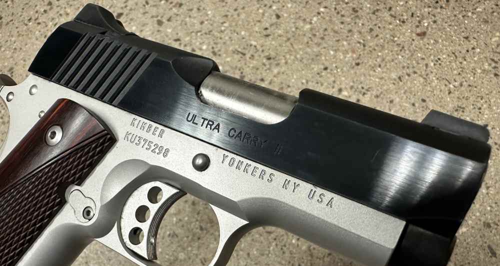 Kimber 1911 Ultra Carry II 3" 45ACP 7+1RD 3200321 .45 Two Tone Stainless -img-15