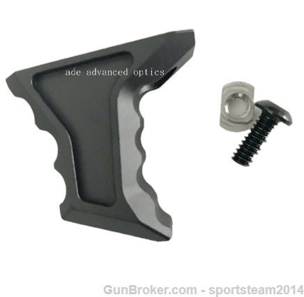 Black Metal Mlok Foregrip TALL Handstop M-LOK for Handguard-img-1