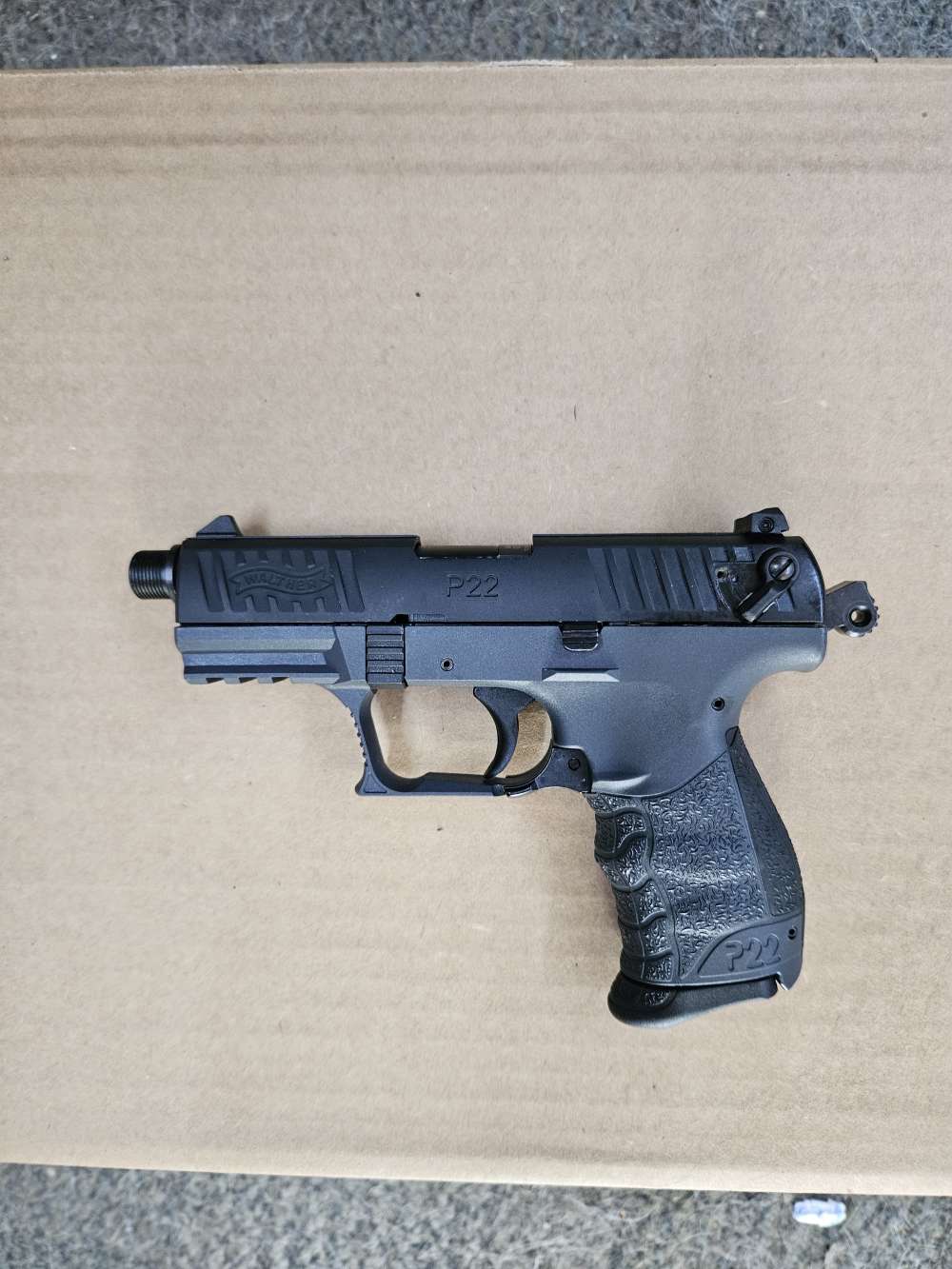 Walther P22 w/ CMMG Zeroed 22 Suppressor Grey (Clearance)-img-2