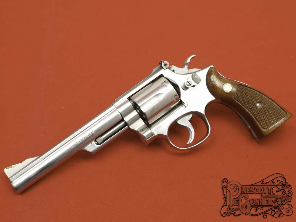 Smith & Wesson 66 .357 Mag 6" Stainless 66-2 Target $.01 Penny Start NR-img-0
