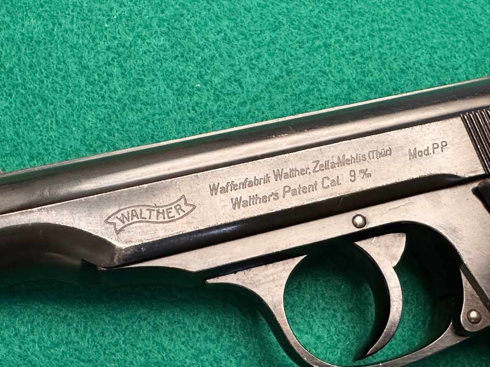 Walther Model PP "Cal 9mm" (.380) Caliber Made in 1938 Rare!-img-3