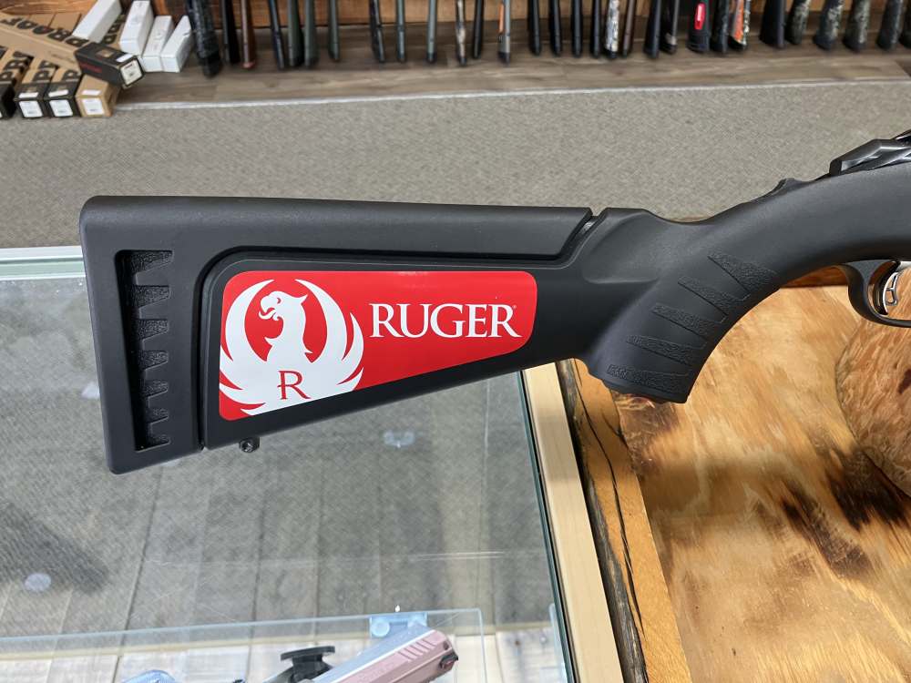 Ruger American Rimfire Rifle - 22 WMR - 9+1 - 18" Threaded Barrel - Black-img-1