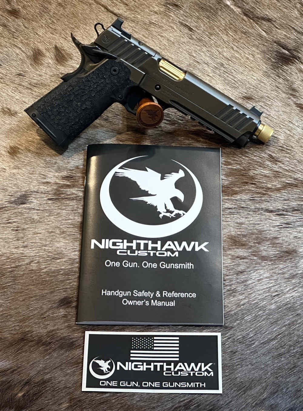 NIGHTHAWK CUSTOM SHOP SPRINGFIELD GOV'T 1911 DS PRODIGY AOS 9MM HI CAP-img-24