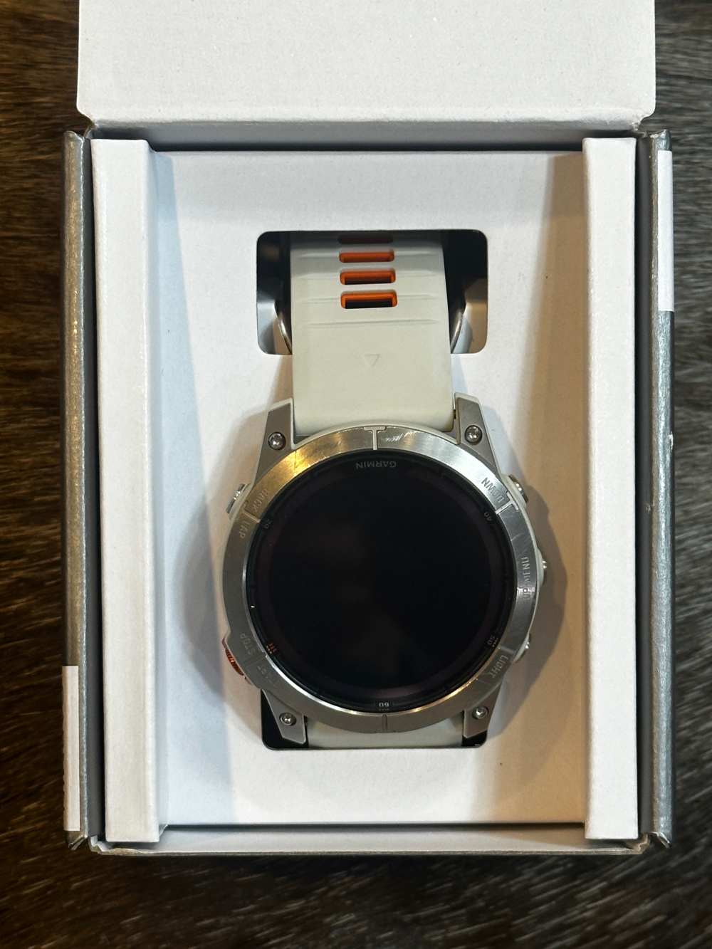 GARMIN FENIX 7X PRO SAPPHIRE SOLAR WATCH GPS, TITANIUM W/ GREY/ORANGE-img-5