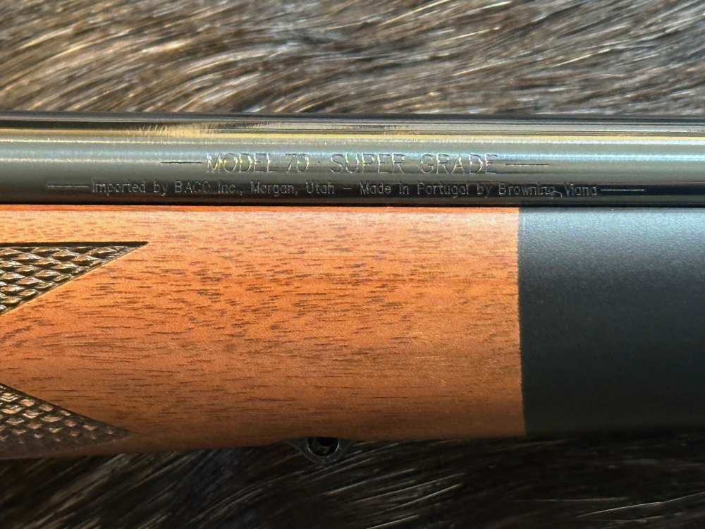 FREE SAFARI, NEW WINCHESTER MODEL 70 SUPER GRADE 243 Win 22"-img-6