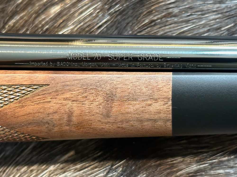 FREE SAFARI, NEW WINCHESTER MODEL 70 SUPER GRADE 243 Win 22" GOOD WOOD-img-6