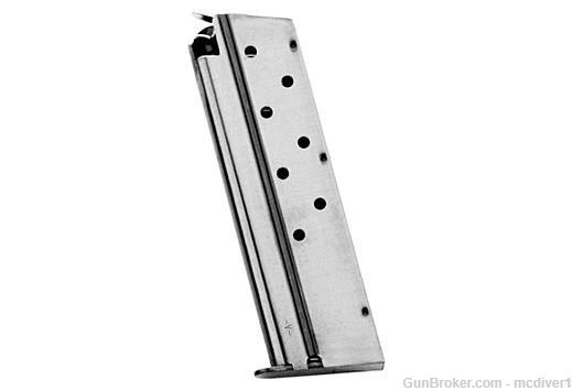 10mm 8 Round 1911 Nickel plated Magazine-img-0