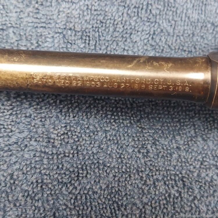 COLT PRE-WOODSMAN ( COLT AUTOMATIC PISTOL ) SEMI-AUTO PISTOL .22LR  (1924) -img-3