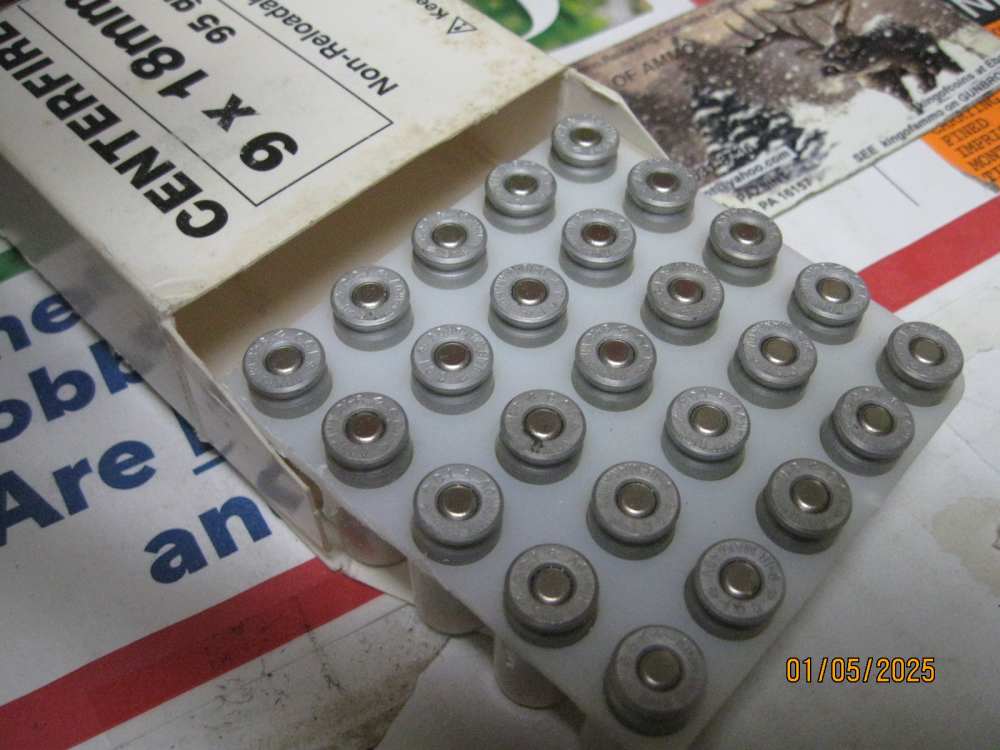 Scarce 9×18mm Makarov Ammo 50  Rds 95 gr FMJ ; more other available too-img-3