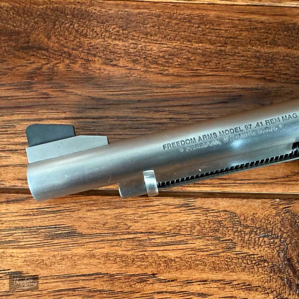 Awesome Freedom Arms Premier Grade Model 97 Stainless .41 Mag 5.5" in Box! -img-2