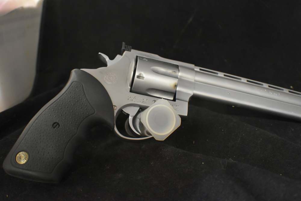 TAURUS MODEL 44 STAINESS  STEEL 44 MAG  8 3/8" PORTED BBL NO RESERVE-img-12