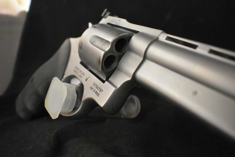 TAURUS MODEL 44 STAINESS  STEEL 44 MAG  8 3/8" PORTED BBL NO RESERVE-img-14