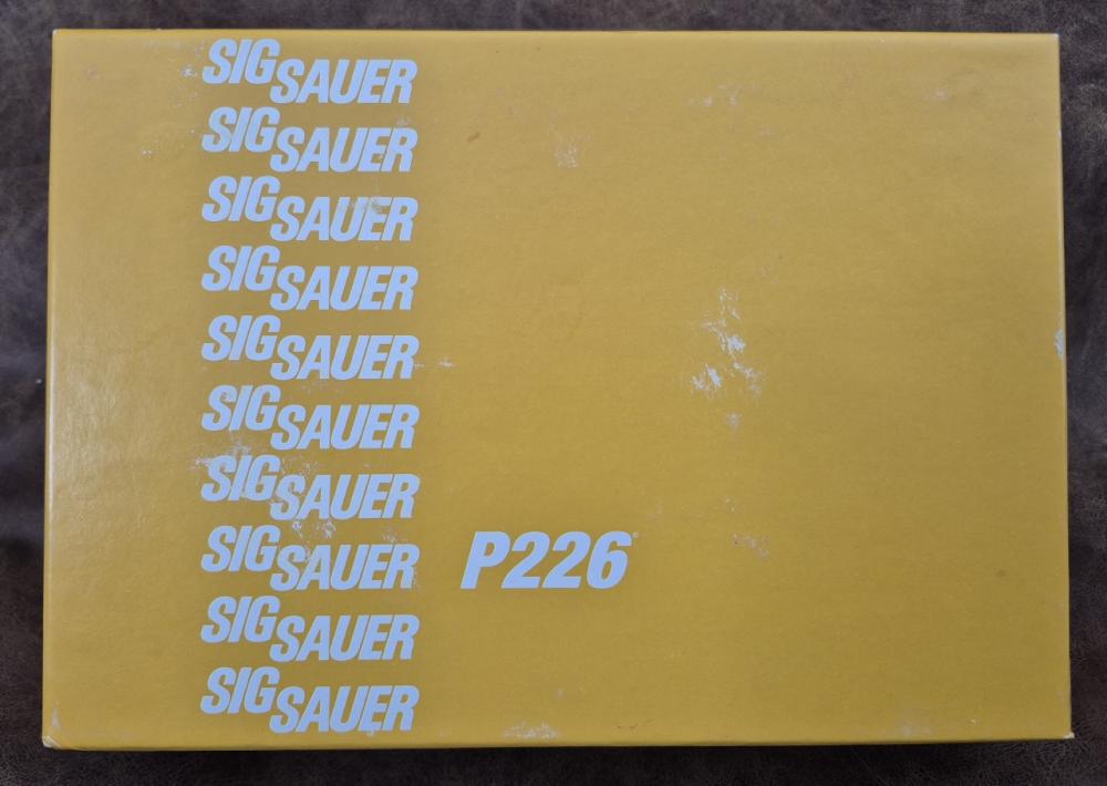 CLEAN USED SIG SAUER P226 40 YEAR ANN 1 OF 2000 9MM 4.4" BOX-img-17