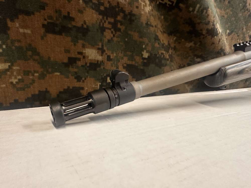  RUGER GUNSITE SCOUT MATTE SS BLK LAMINATED LEFT HAND-img-4