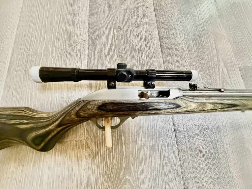 Marlin Model 60SS Extremely rare Stainless steel with gray laminate stock-img-6