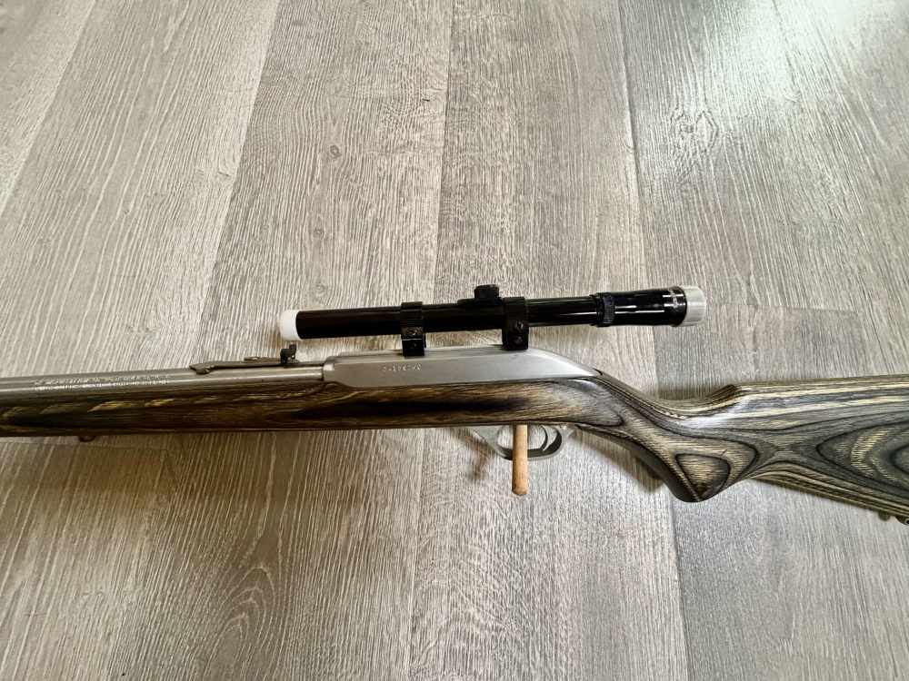 Marlin Model 60SS Extremely rare Stainless steel with gray laminate stock-img-7