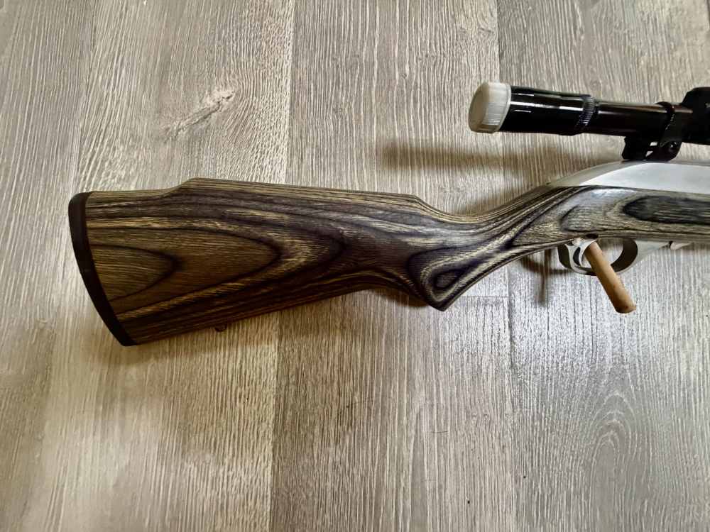 Marlin Model 60SS Extremely rare Stainless steel with gray laminate stock-img-5