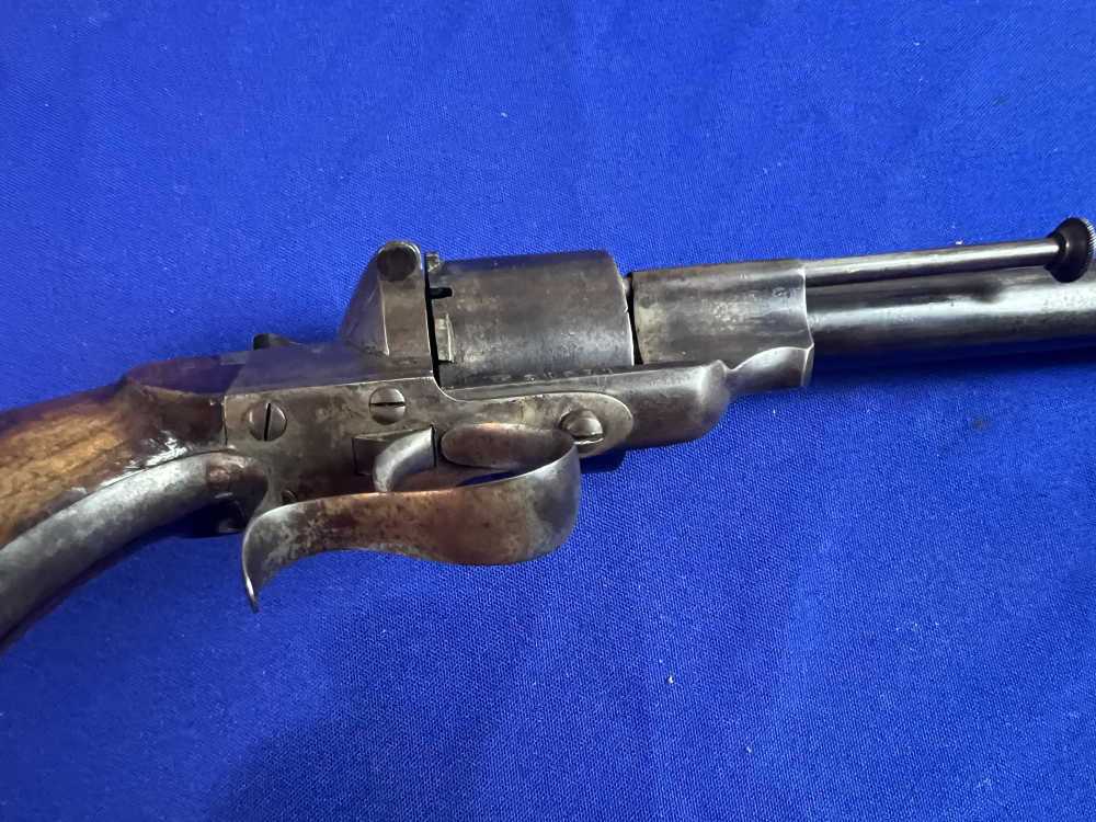 Fine French Lefaucheux Model 1854 Cavalry Revolver – 12mm Pinfire – SN 3057-img-16