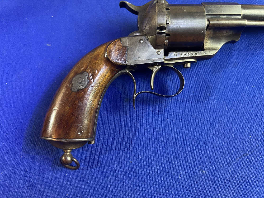Fine French Lefaucheux Model 1854 Cavalry Revolver – 12mm Pinfire – SN 3057-img-2