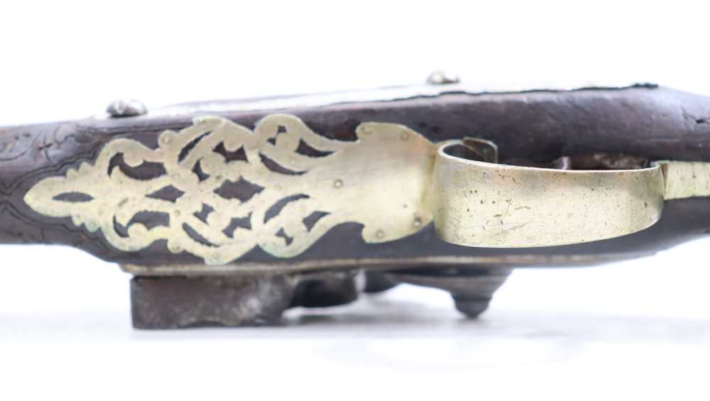 ORG 18TH-19TH CENTURY OTTOMAN FLINTLOCK HORSEMAN PISTOL -img-12