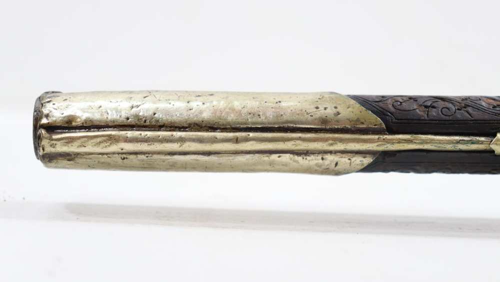 ORG 18TH-19TH CENTURY OTTOMAN FLINTLOCK HORSEMAN PISTOL -img-14