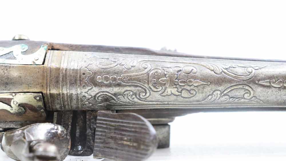 ORG 18TH-19TH CENTURY OTTOMAN FLINTLOCK HORSEMAN PISTOL -img-19