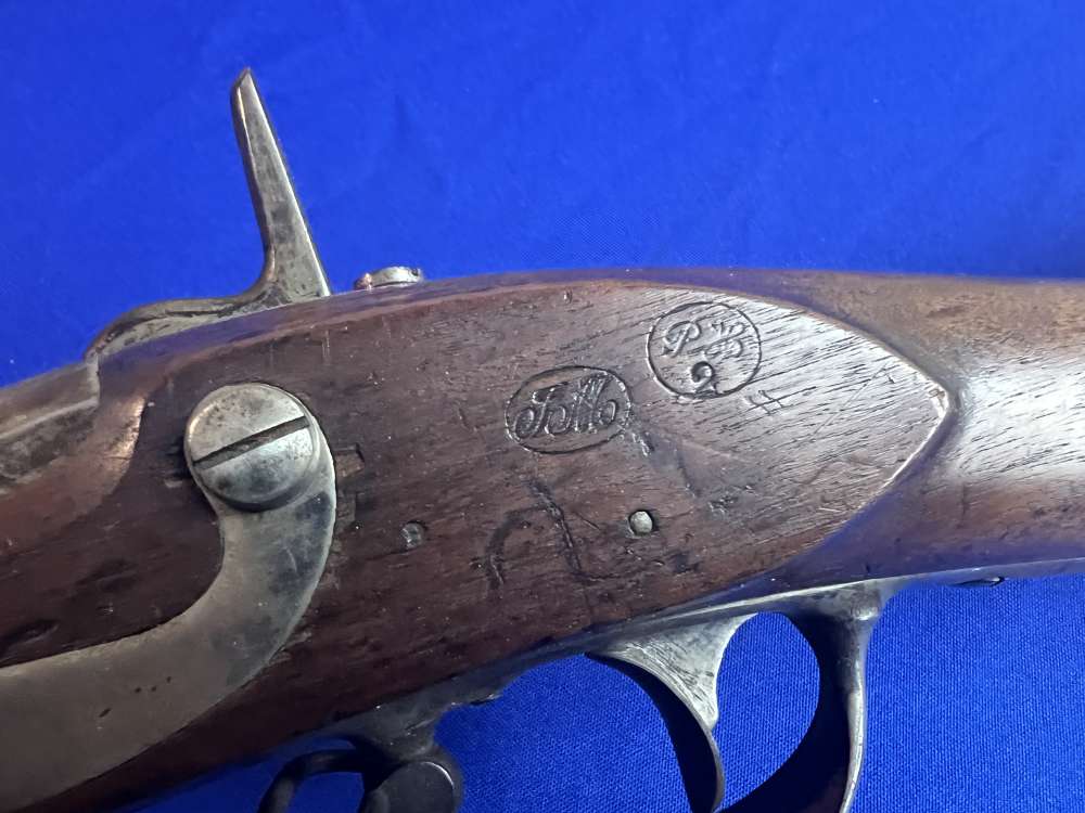 GOOD LOOKING RIFLED AND SIGHTED H&P CONVERSION .69 CALIBER MUSKET-img-11