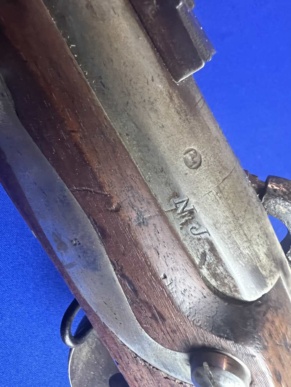 GOOD LOOKING RIFLED AND SIGHTED H&P CONVERSION .69 CALIBER MUSKET-img-8