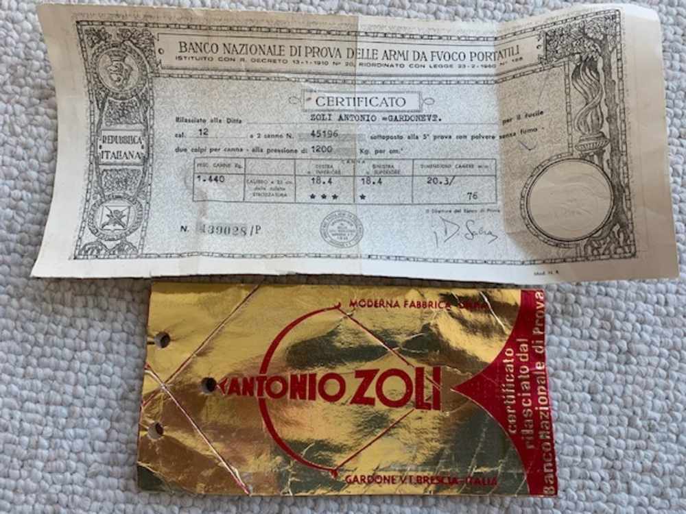 Antonio Zolli 12 ga Mag Over Under Factory Hard Case Lk New Superposed -img-1