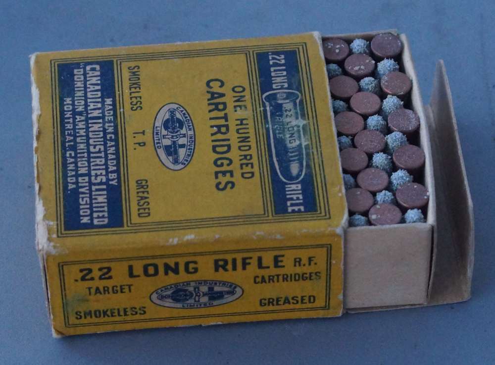 WW2 Canadian Military CIL Dominion 100 Round Pack 22 LR Ammo -img-1