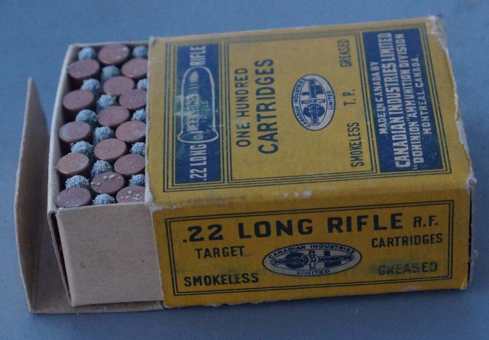 WW2 Canadian Military CIL Dominion 100 Round Pack 22 LR Ammo -img-3