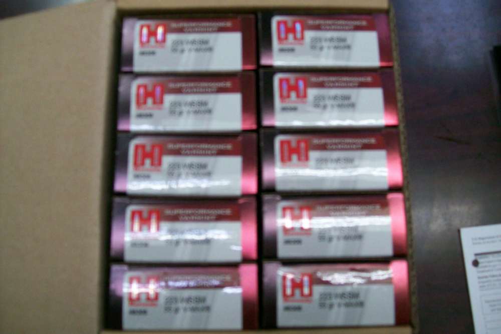 200 Rounds Hornady 223 WSSM! Free Shipping! No Credit Card Fees!-img-1