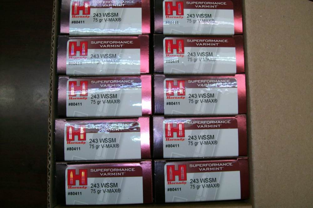 200 Rounds Hornady 243 WSSM! Free Shipping! No Credit Card Fees!-img-2