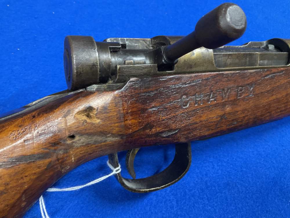 Vintage gold  JAPANESE ARISAKA 99 ww2 military bolt rifle YOKOHAMA  JAPAN-img-32
