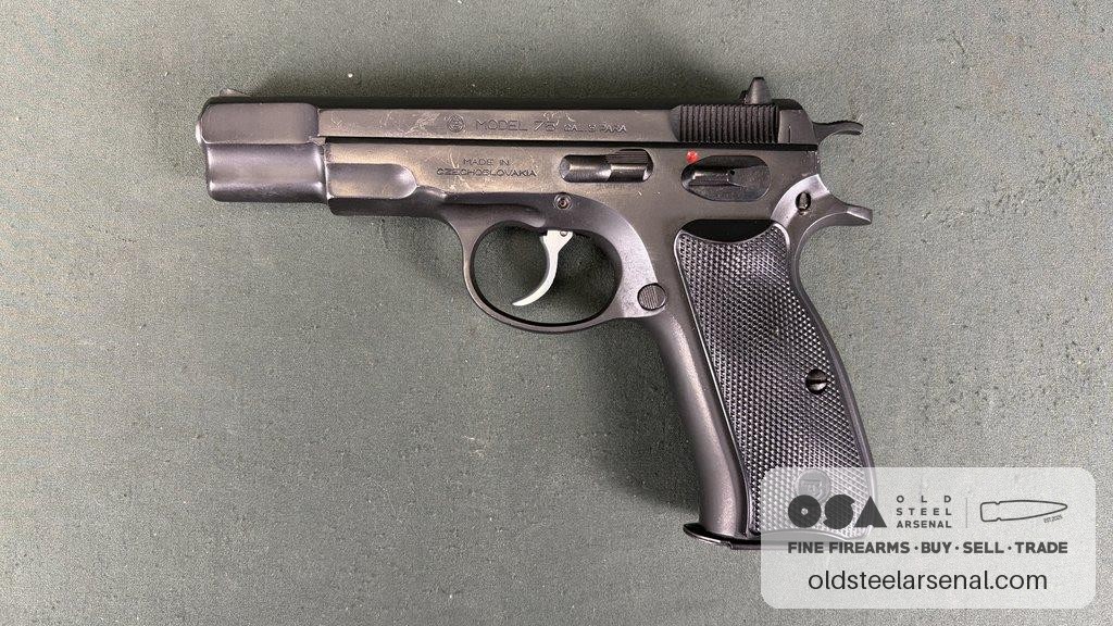 CZ 75 Pre-B 9x19 Czech Police Surplus Grade A Matching Numbers Mirror Bore-img-2