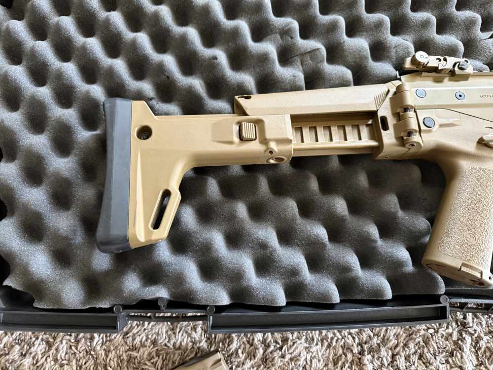 Rare Bushmaster ACR Enhanced Coyote Brown Folding Stock W/ Factory Case-img-6