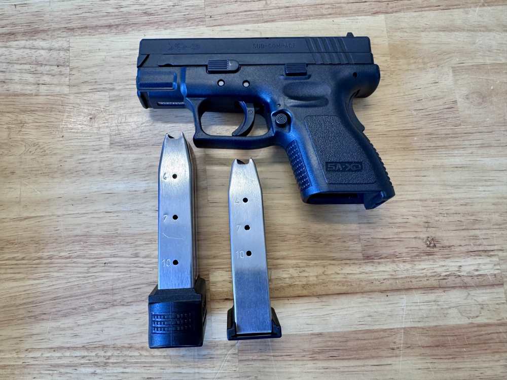New Springfield 9mm 3" XD Sub - Compact.  No Reserve, Low Starting Price-img-4