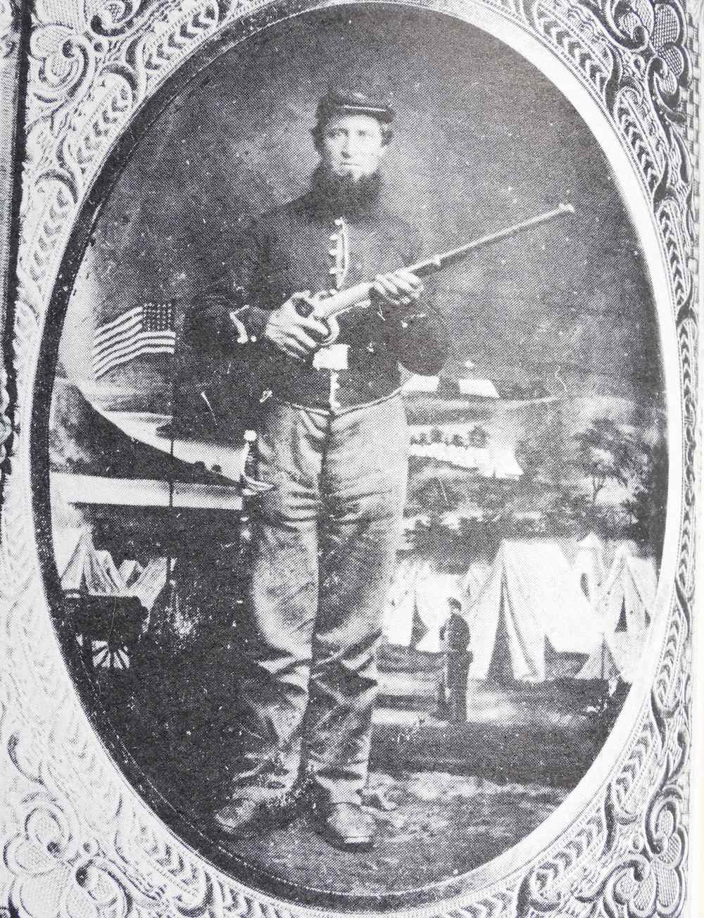 US Civil War Burnside .54 21" Model of 1864 Cavalry Carbine Antique Rifle-img-1