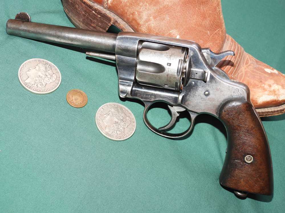 RARE Colt "Modelo Argentino 1895" .38 LC 5" DA Argentine Revolver Antique-img-6