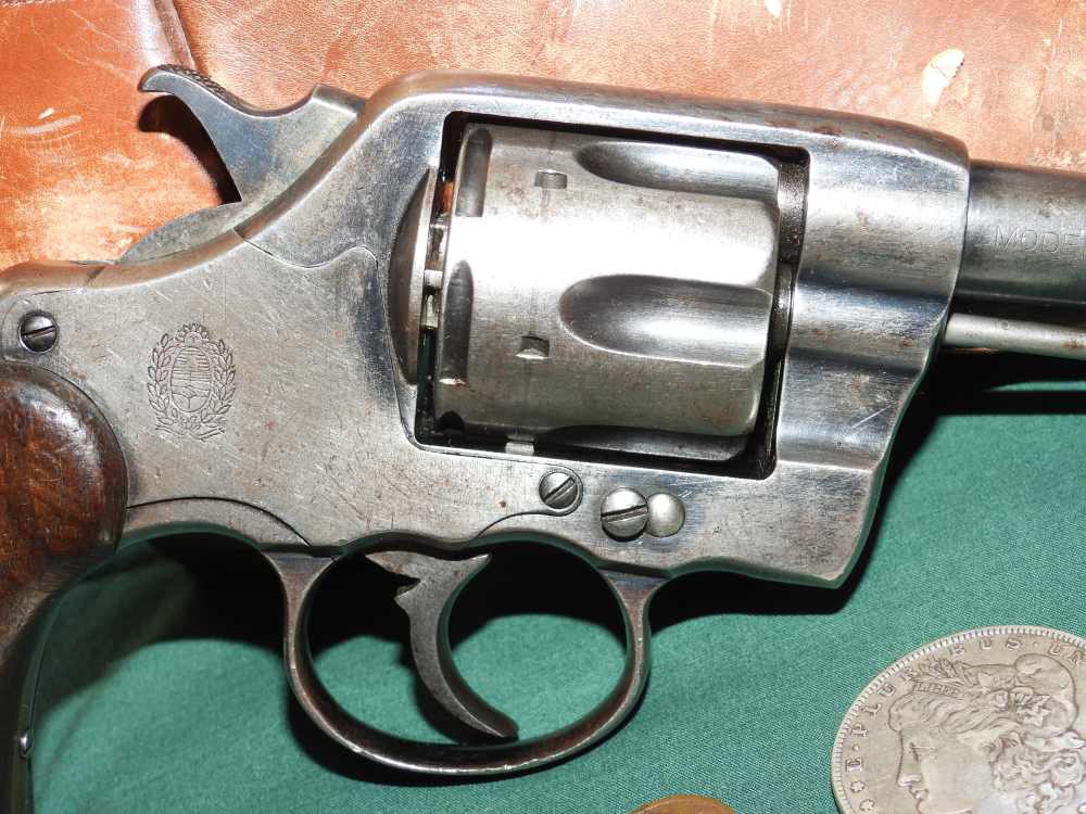 RARE Colt "Modelo Argentino 1895" .38 LC 5" DA Argentine Revolver Antique-img-2