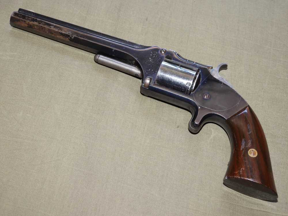 Smith & Wesson No. 2 "Old Army" .32 RF 6" Tip-Up Revolver Antique 1860s S&W-img-9