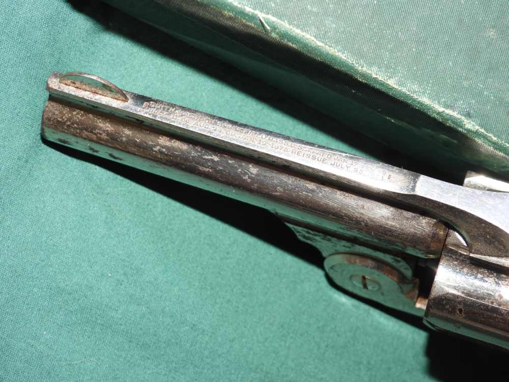 Smith & Wesson .38 Single Action 2nd Model Top Break Revolver & Box Antique-img-8