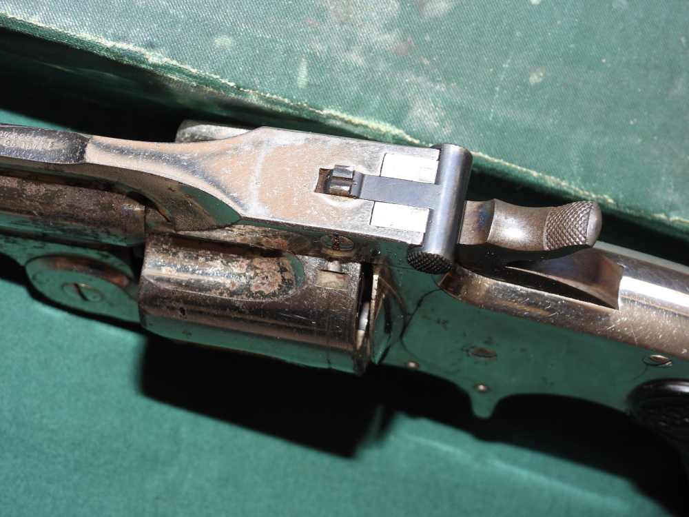 Smith & Wesson .38 Single Action 2nd Model Top Break Revolver & Box Antique-img-9